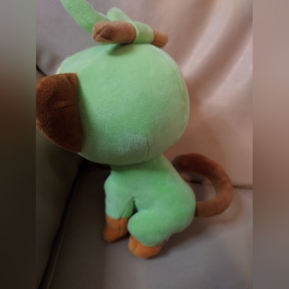 2022 Pokémon Grookey Grass Monkey 8" Plush Stuffed Animal - Picture 5 of 9